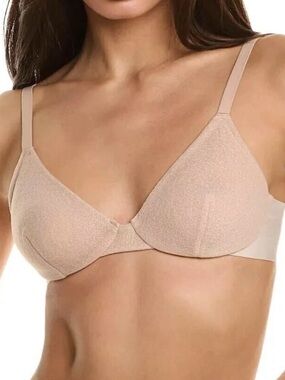 NWT SPANX Large (D-DD) Beige Sheerflex Fit To You Bra